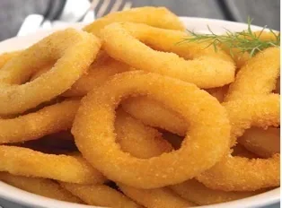 Калмари на шайби пане